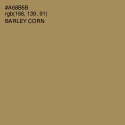 #A68B5B - Barley Corn Color Image